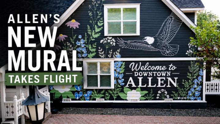 Eagle Takes Flight Downtown Mural