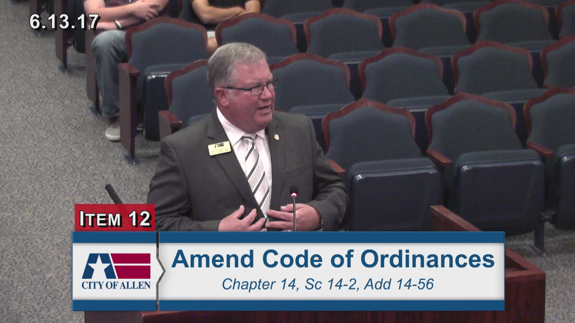 Thumbnail image for Allen City Council Meeting (6-13-2017)