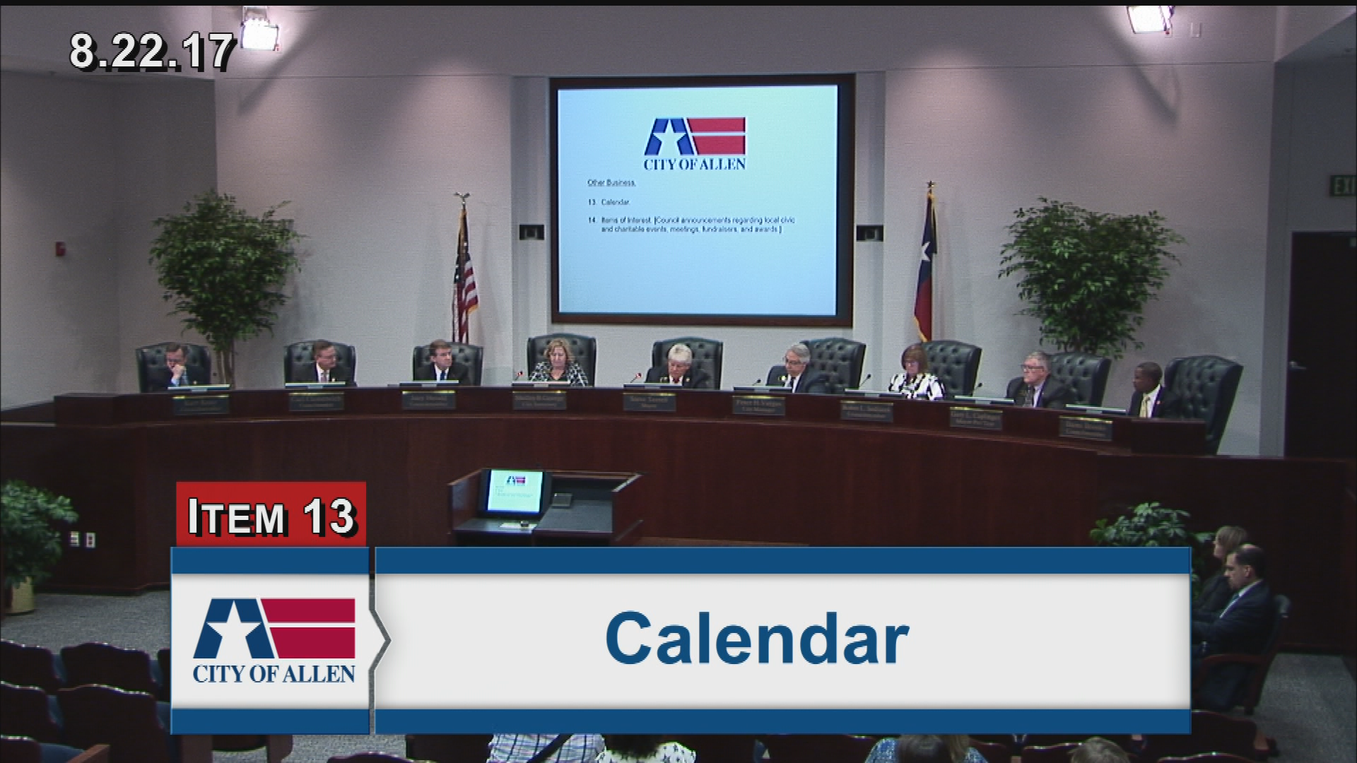 Thumbnail image for City Council Meeting (8-22-2017)